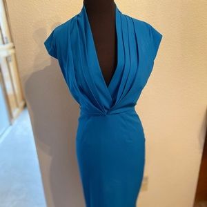 Plunge neck dress